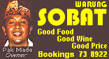 If you see us in Warung Sobat do say hello - we would love to meet you.
